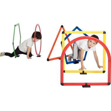 Kit de 6 obstacles géométriques
