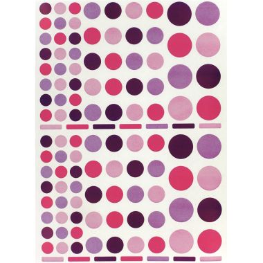 Pochette de 6900 gommettes géométriques adhésives repositionnables assorties