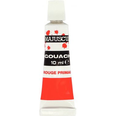 Boîte de 10 tubes 10ml de gouache en pâte MAJUSCULE, couleurs assorties