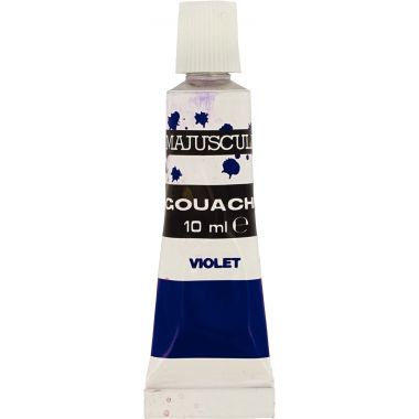 Boîte de 10 tubes 10ml de gouache en pâte MAJUSCULE, couleurs assorties