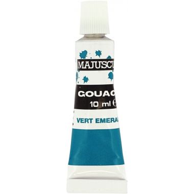 Boîte de 10 tubes 10ml de gouache en pâte MAJUSCULE, couleurs assorties