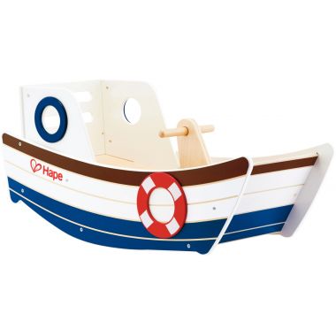 Bateau à bascule en bois