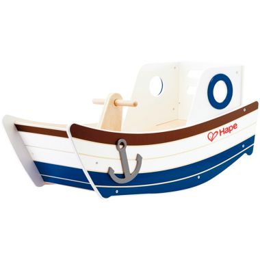 Bateau à bascule en bois