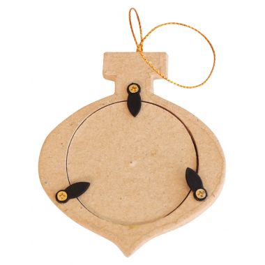 Lot de 10 cadres boules de Noël à suspendre, assortiment n°2