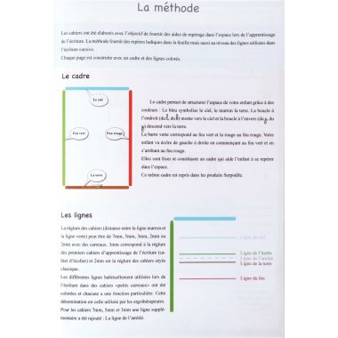 Cahier DYS format 17x22 cm, 48 pages interligne 5 mm