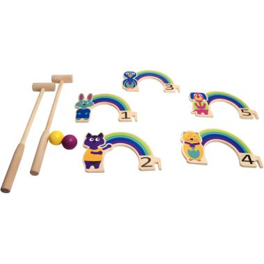 Croquet arc-en-ciel