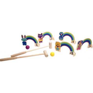 Croquet arc-en-ciel