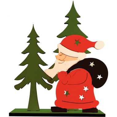 Scène de Noël en bois à assembler