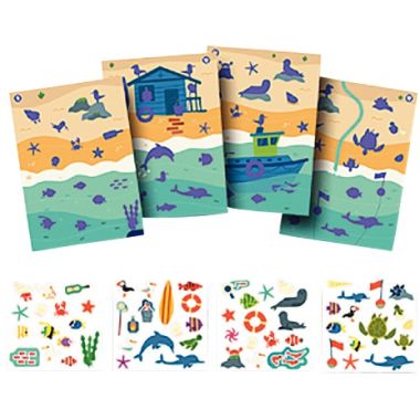 Atelier gommettes multi thématiques connectables