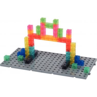 Paquet de 100 cubes translucides 2cm