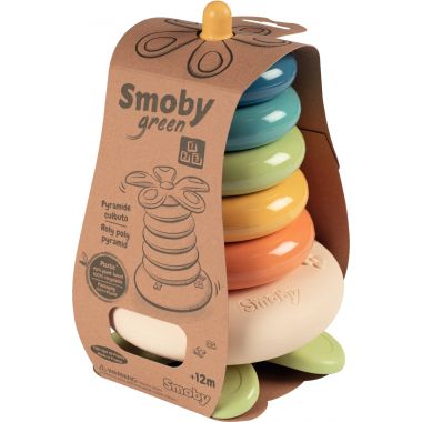 Palmier à empiler 5 anneaux SMOBY GREEN