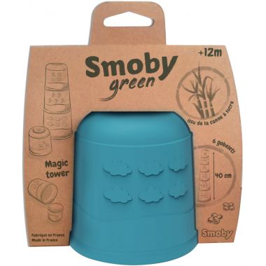 Tour magique de 6 gobelets SMOBY GREEN