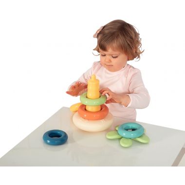 Palmier à empiler 5 anneaux SMOBY GREEN