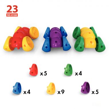 Boite de 24 fiches d'activités pour le jeu Rondocolor XXL 71041