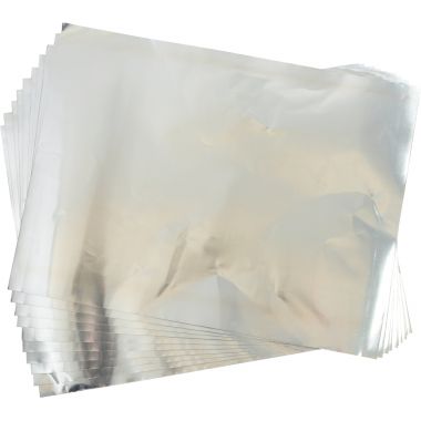 Pochette 10 feuilles métal repousser aluminium format 40 x 30 cm