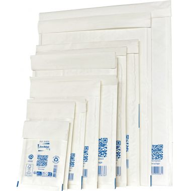 JoviMail - Carton de 100 enveloppes blanches bulles d'air 270x360mm type H/8 - 153100109