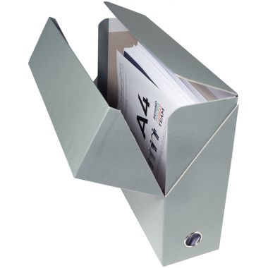 Exacompta - Boite de transfert IDERAMA, dos 9 cm, gris - 89937E