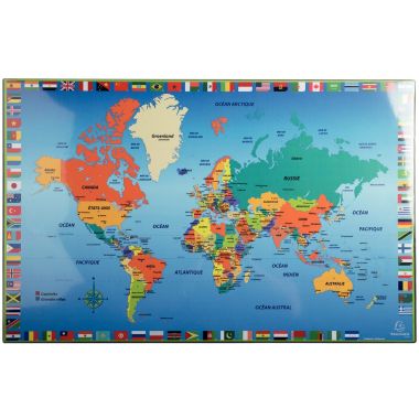 Sous-mains 57,5x37,5cm monde