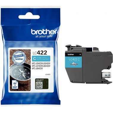 Brother BOUSSOLE cartouche jet d'encre cyan authentique ( LC422C)