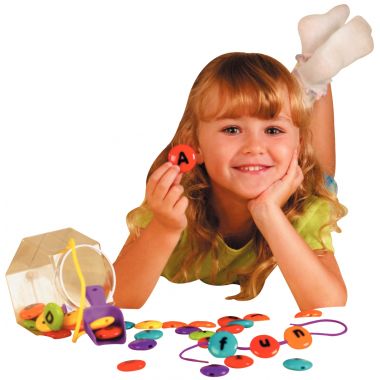 Set de laçage alphabet bonbons