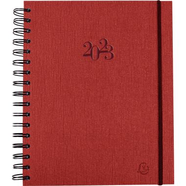 Agenda journalier spirale assorti