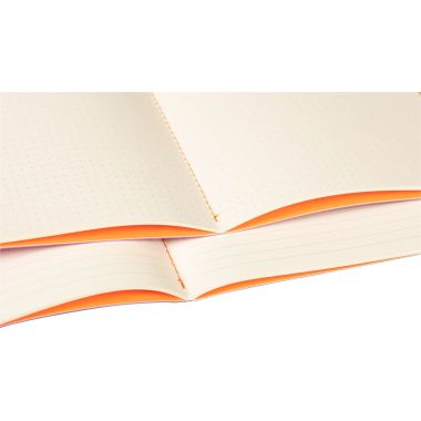Carnet piqué 64 pages RHODIARAMA format A5, ligné, bleu saphir