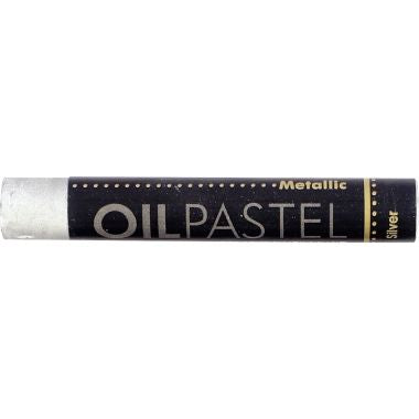 Boîte de 6 pastels huile argent 11mm