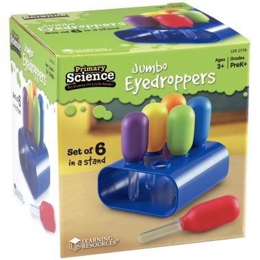 Boîte de 6 pipettes pour liquide et son support