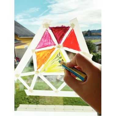 Étui de 10 crayons Woody Duo + 1 taille-crayon