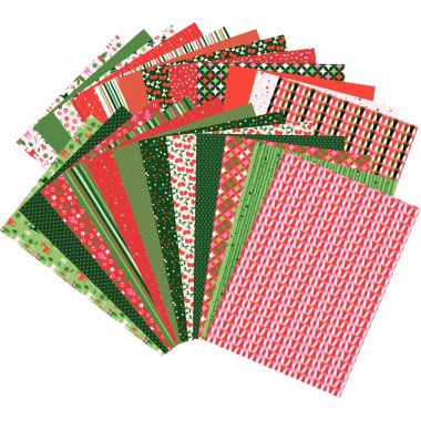 Paquet de 96 feuilles de papier motifs Noël 170 grammes format 21 x 29,7 cm