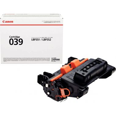 Canon 039 cartouche laser noir authentique
