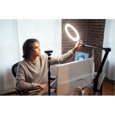 Anneau lumineux Kensington bicolore avec support