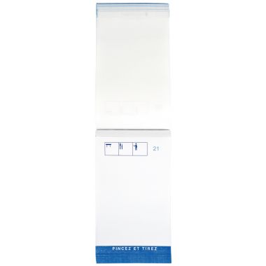 Lot de 10 blocs maître d'hôtel format 15 x 8,5 cm dupli