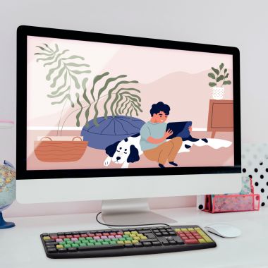 Clavier d'apprentissage filaire T'NB pour enfants KBKID2