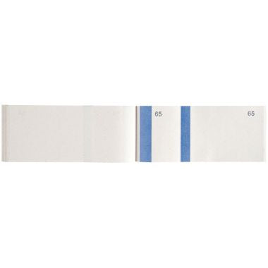 Lot de 10 blocs numérotés à souches 1 souche, coloris bleu