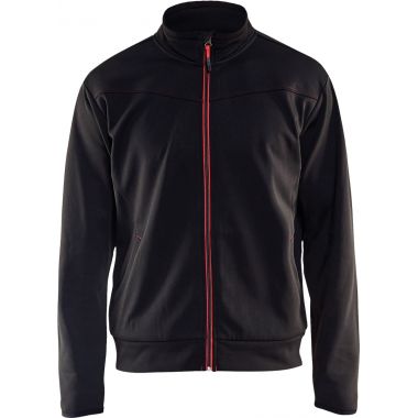 Sweat à zip noir taille S