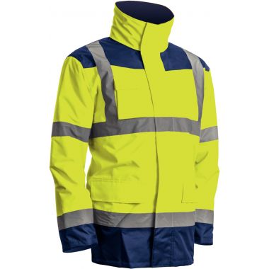 Parka haute visibilité 3 en 1 jaune taille 2XL
