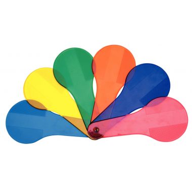 Sachet de 6 palettes 15cm couleurs assorties