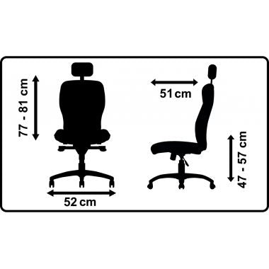 Siège manager ergonomique Max noir