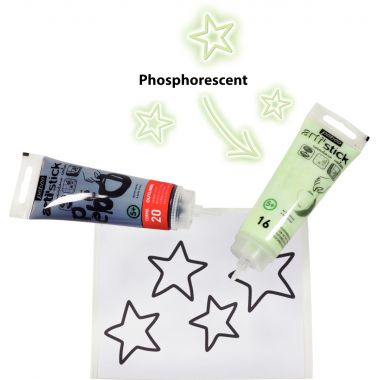 Valisette 10 tubes 75ml de peinture repositionnable ARTI'STICK