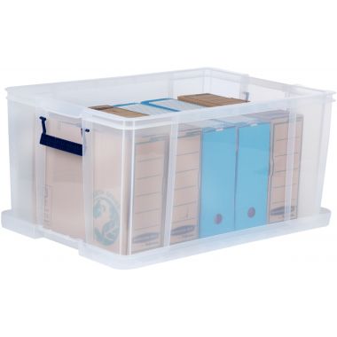 Boite de rangement 70L transparente