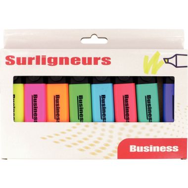 Pochette de 8 surligneurs large assortis