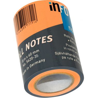 Lot de 10 recharges pour dévidoir 63373 Dimension 8m x 60mm coloris orange