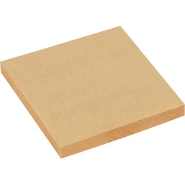 Lot de 12 blocs repositionnables 76 x 76 kraft