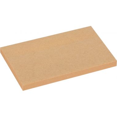 Lot de 12 blocs repositionnables 76 x 127 mm kraft