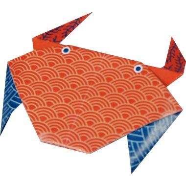 Pochette 60 feuilles origami 3 formats animaux marins