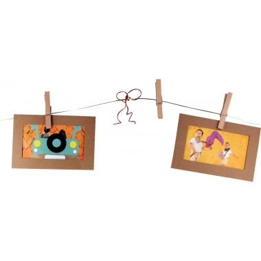Lot de 10 étuis photo rectangulaires en carton