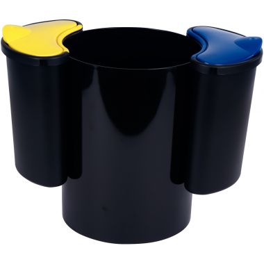 Kit tri sélectif 1 corbeille avec 2 compartiments