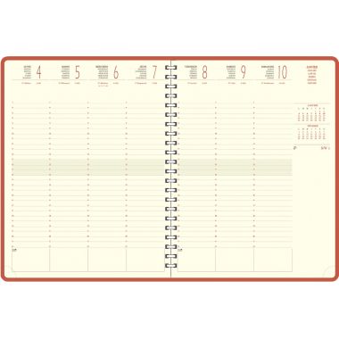 Agenda semainier Eurotime 21x29,7cm denim