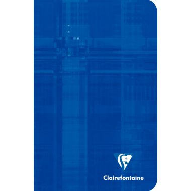 Carnet piqué 96 pages CLAIREFONTAINE, format 11x17 cm, seyès, papier 90g